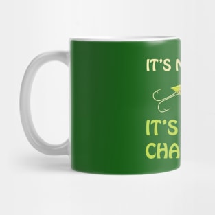 It's Not Yellow. It's Chartreuse. Bass Fishing Lure Mug